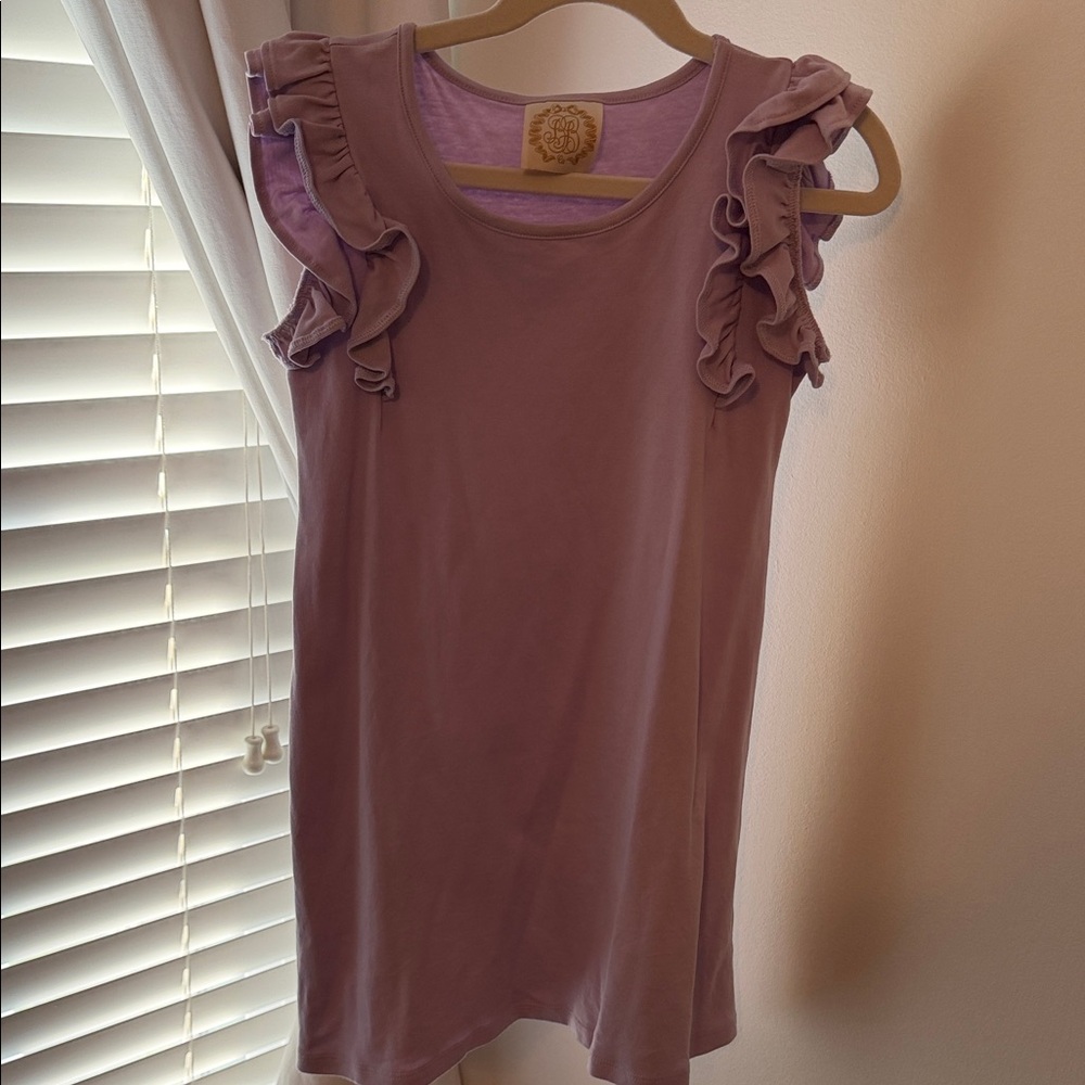 The Beaufort Bonnet Company Lavender Ruffle Dress